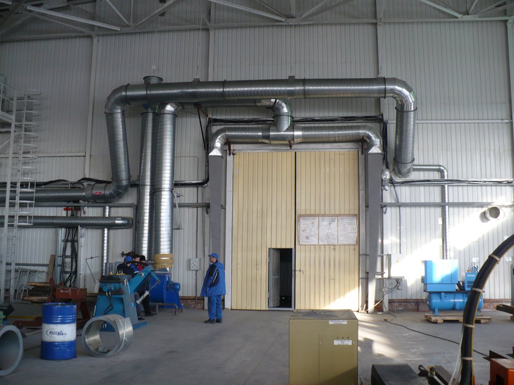 Эффективность воздушного отопления в производственных помещениях