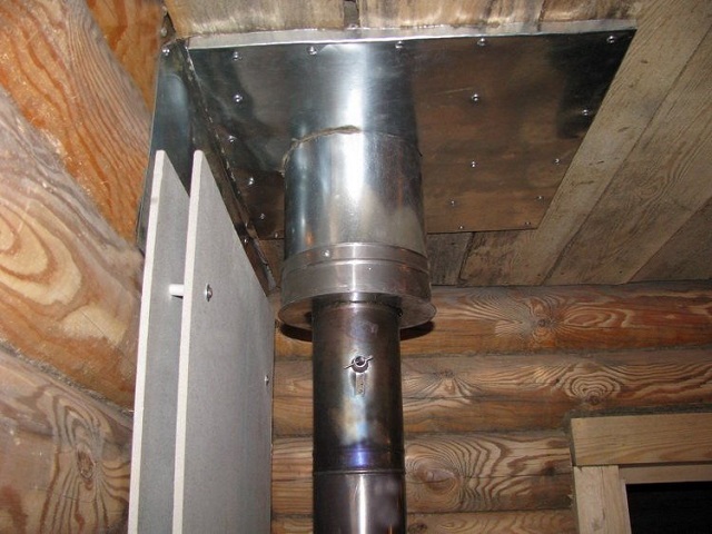 Дымоход для бани: искрогаситель, установка своими руками, керамический дымоход